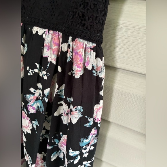 AMERICAN EAGLE AEO Black Floral Lace Dress NWT dead-stock sundress summer sz 6 - Picture 10 of 15